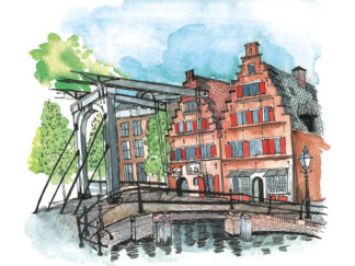 A4 artprint Hoorn Pakhuis