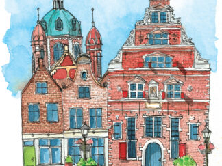 A4 artprint Hoorn Sint Jans Gasthuis